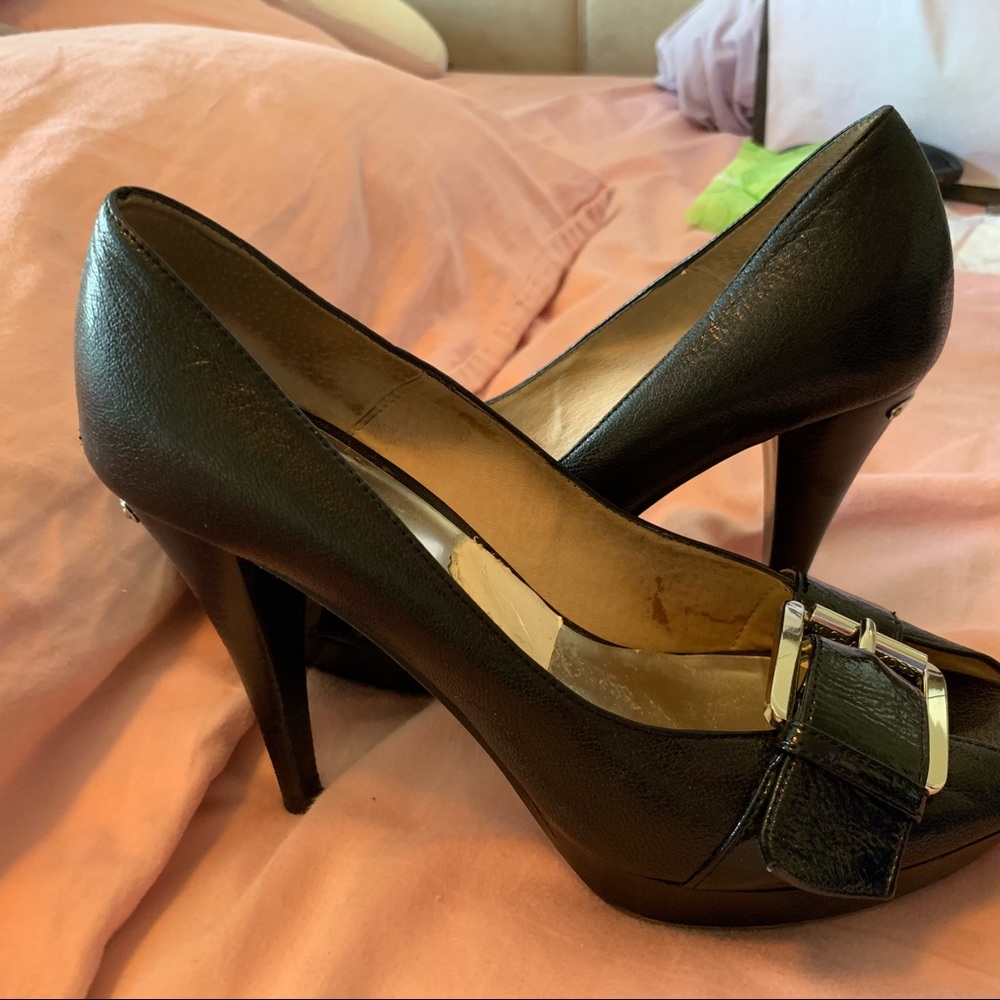 Michael Kors peep toe heel
